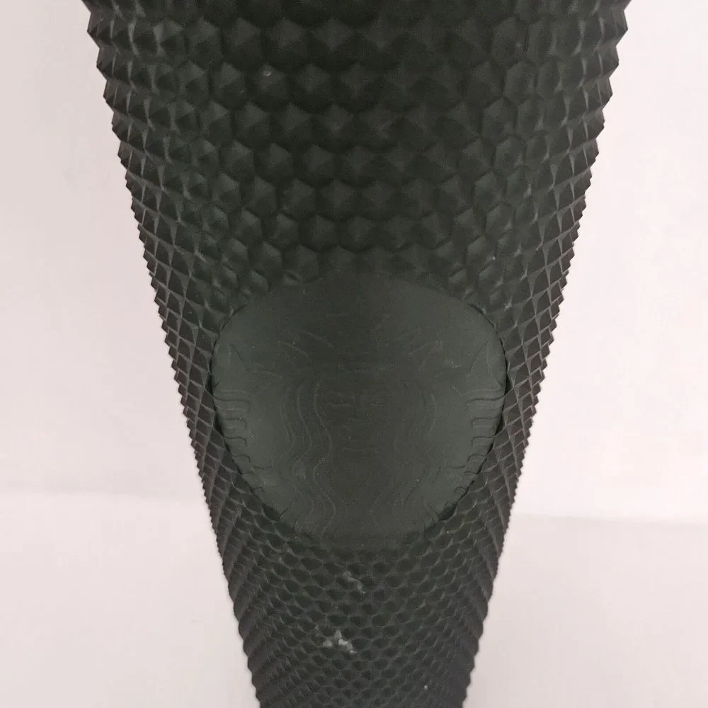 2022 Starbucks Matte Dark Green Soft Touch Studded‎ 24oz Venti Tumbler